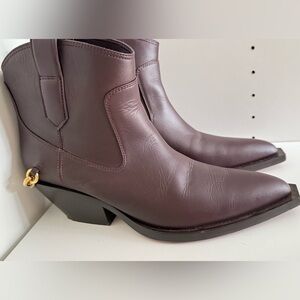 ZIMMERMANN
DUNCAN LOW BOOTS BURGUNDY